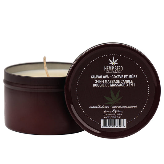 Massage Candle - Guavalava 6oz