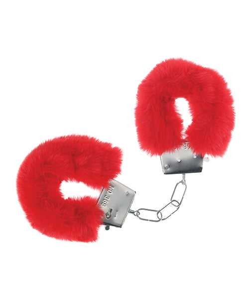 Classic Fluffy Handcuffs - Red